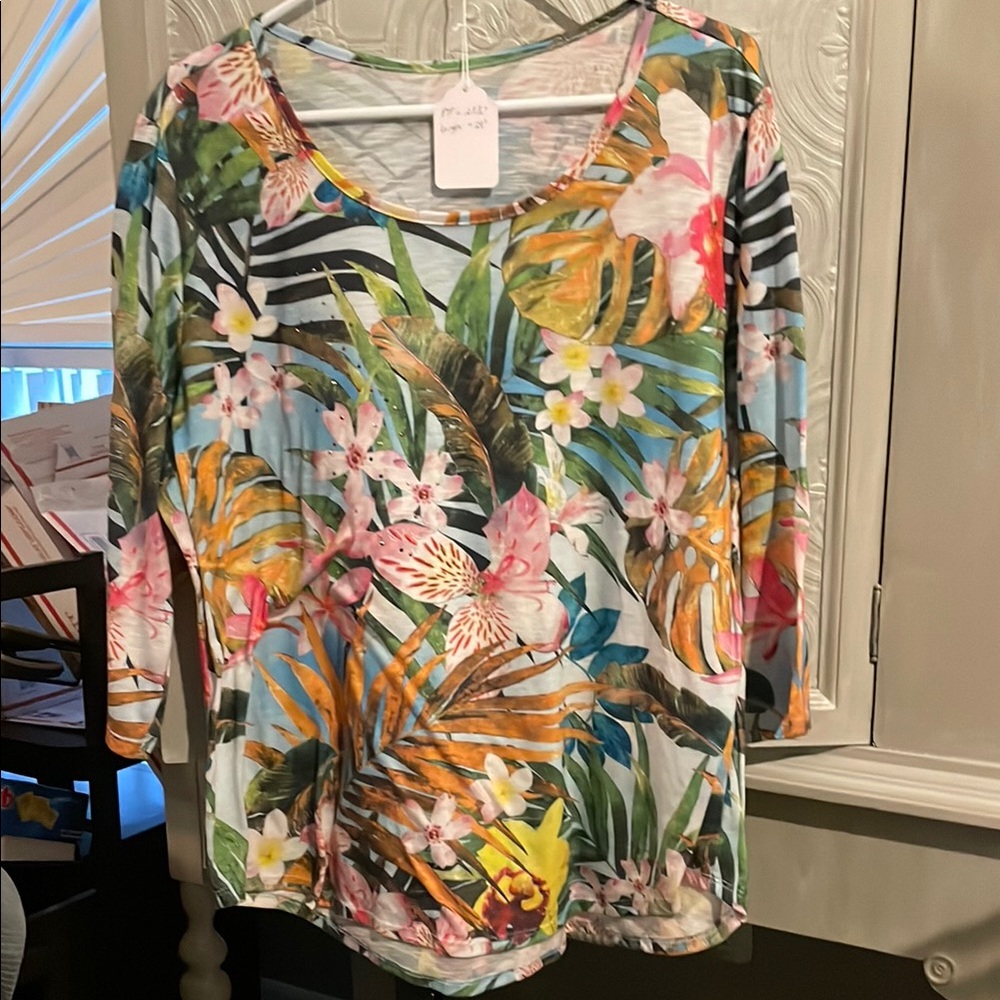 Floral Multicolor Women's Top